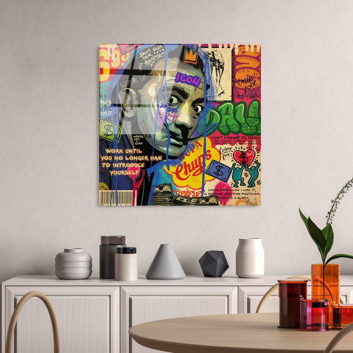 Wallity UV-817 Cuadro de Vidrio Templado Multicolor 50 x 50 cm Wallity UV-817 Cuadro de Vidrio Templado Multicolor 50 x 50 cm